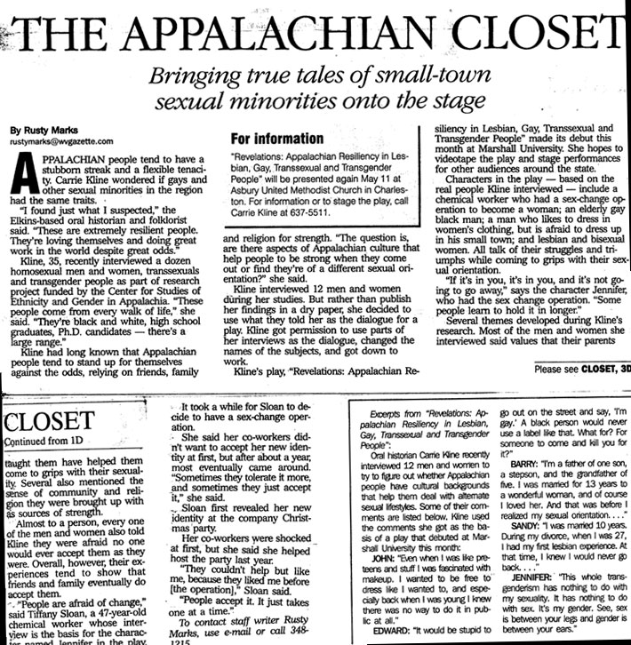 The Appalachian Closet